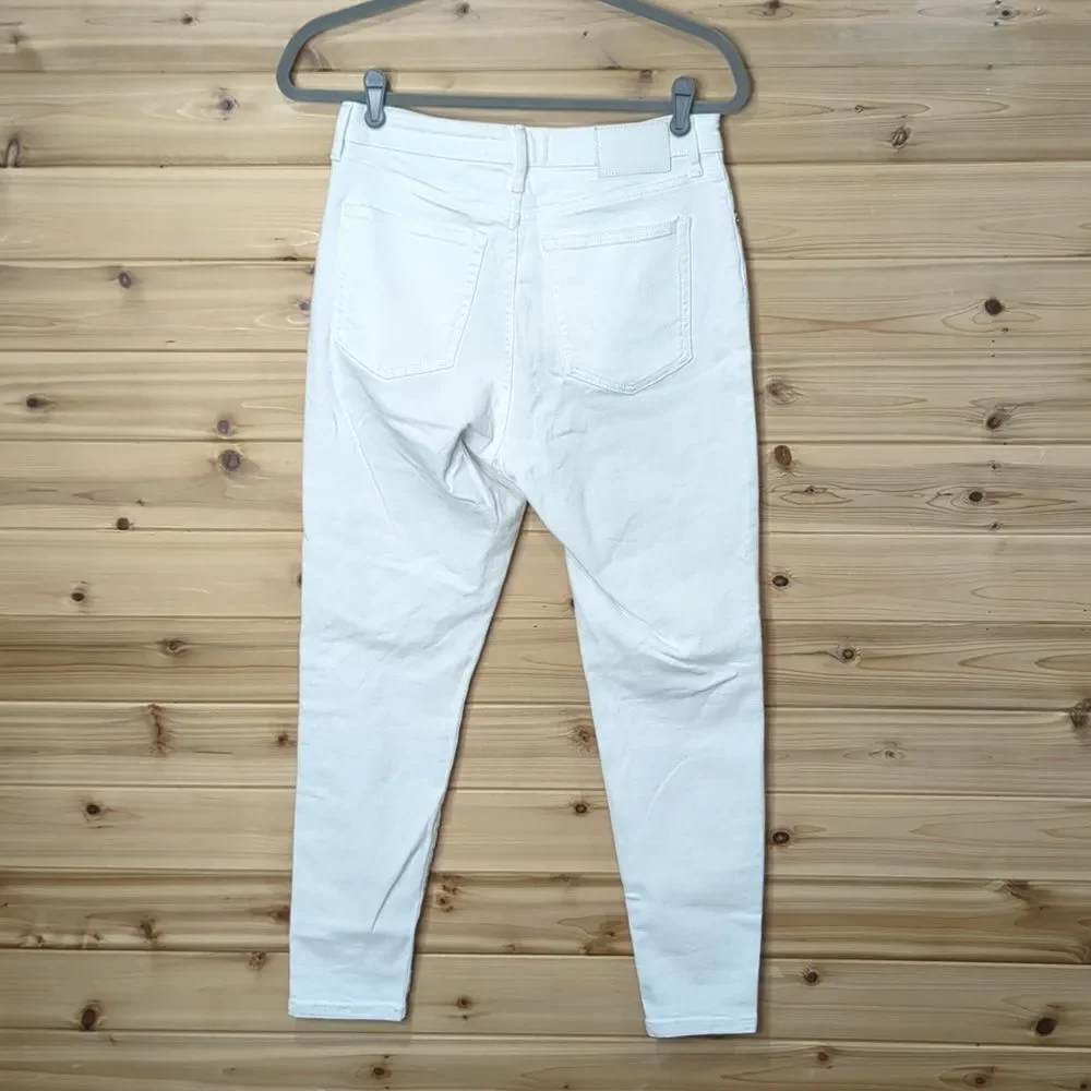 Everlane Jeans Womens 28 White  Curvy High Rise‎ Skinny Jeans